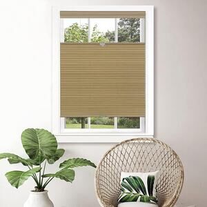 35x64 Achim Cordless Top Down Honeycomb Cellular Shade Wheat